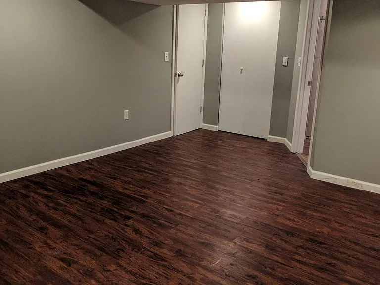 Bedroom in basement