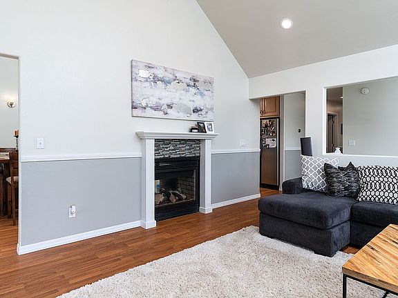 See through fireplace 