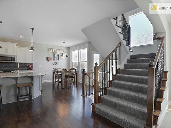 Designer stair carpet.