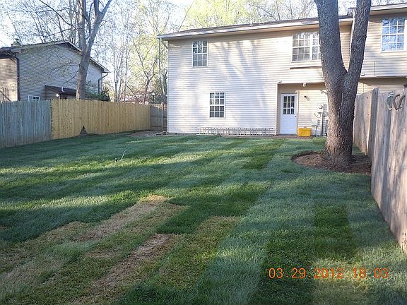Large enclosed backyard