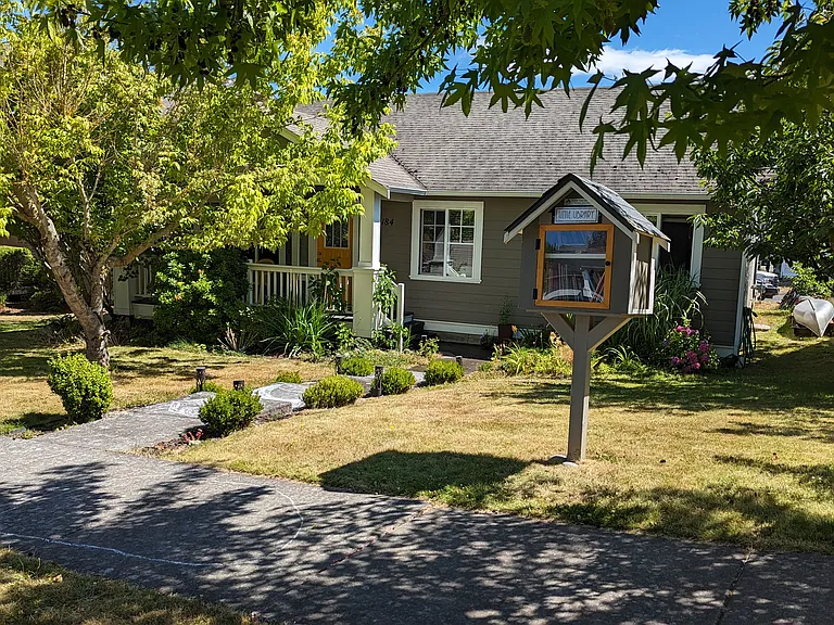 Front Yard. Little Free Library included.
