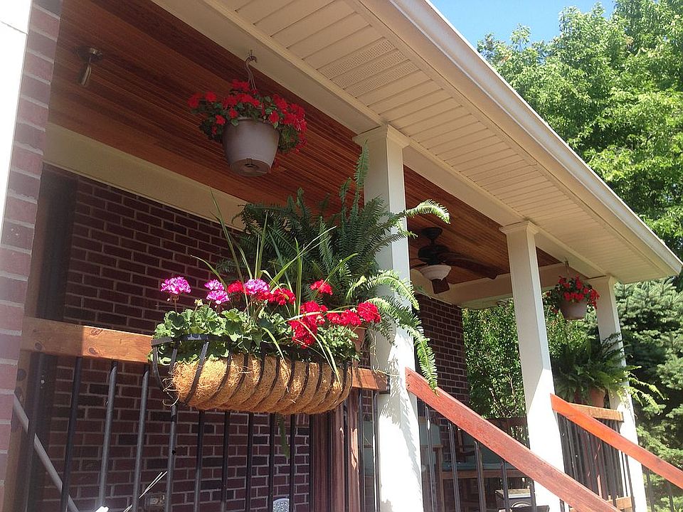 Inviting front porch
