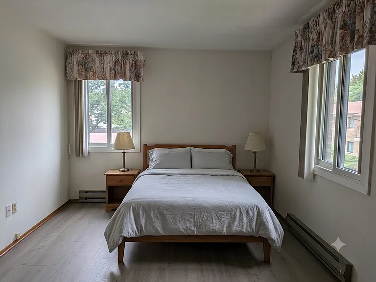 Bedroom 2 with virtual furniture