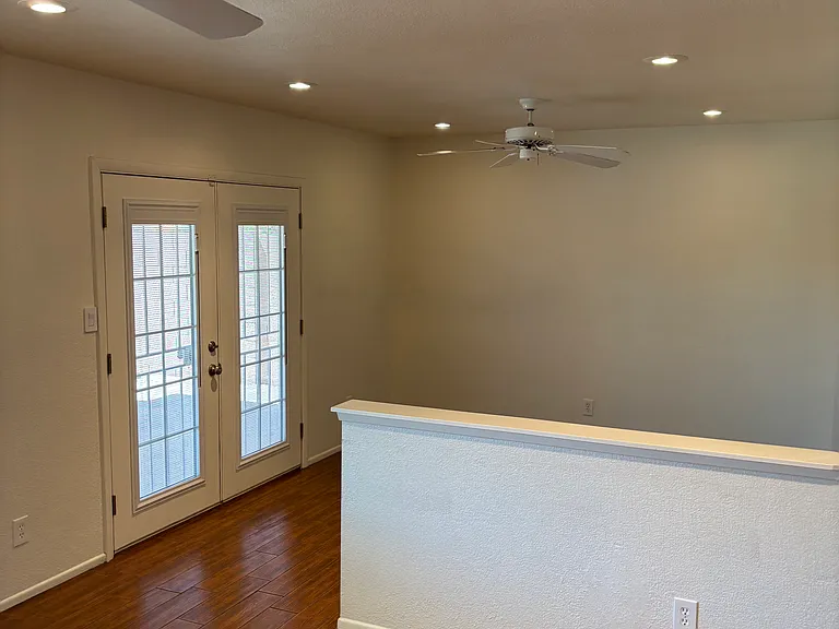 Living room looking into dining room