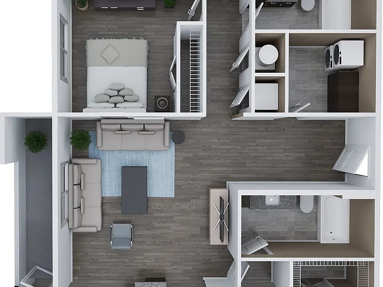 F2 - Three Bedroom, Three Bath F2 - Three Bedroom, Three Bath
