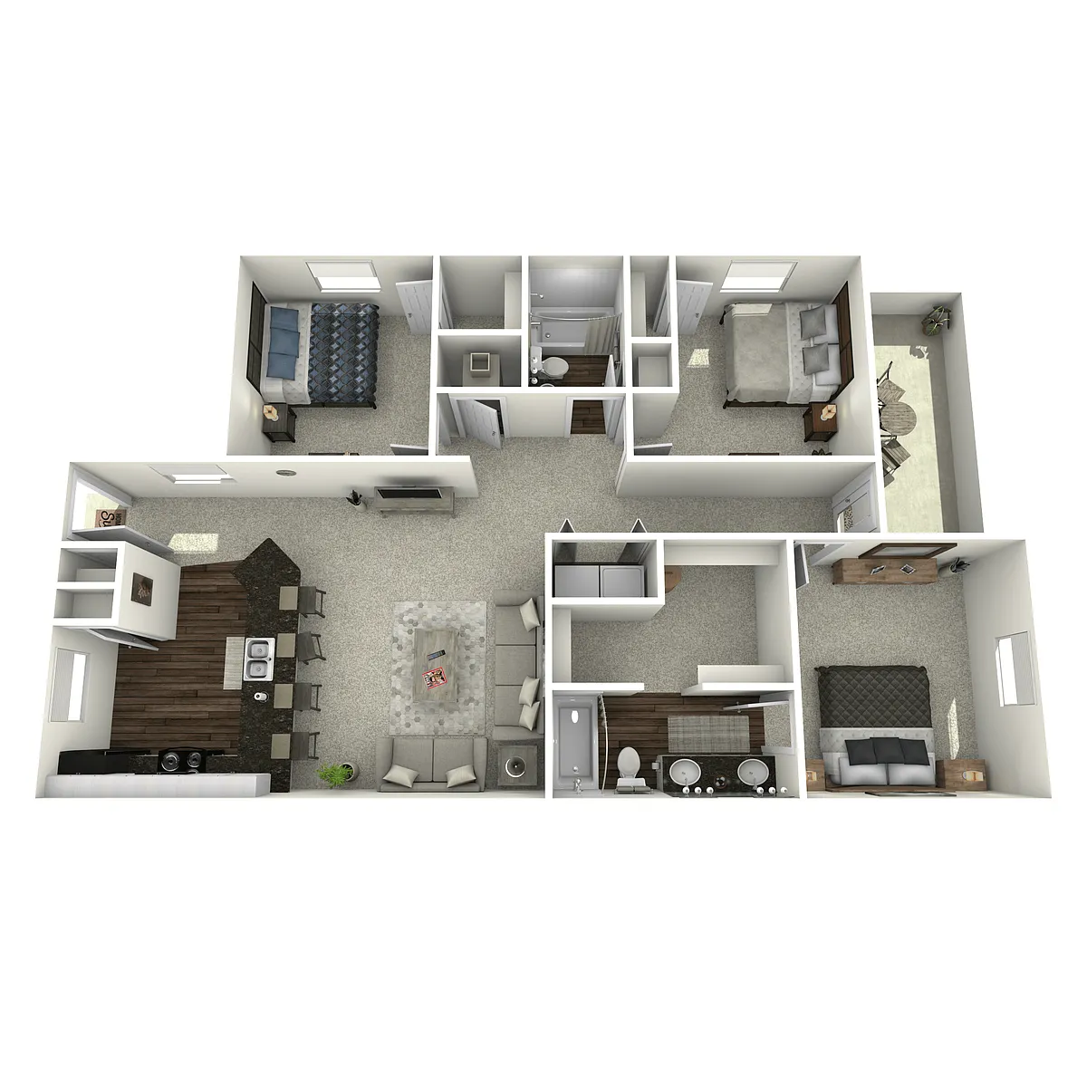 Floor plan 3 Bedroom
