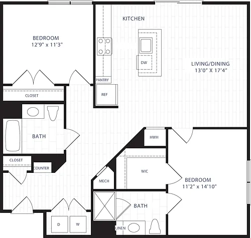 Floor plan B2ACS