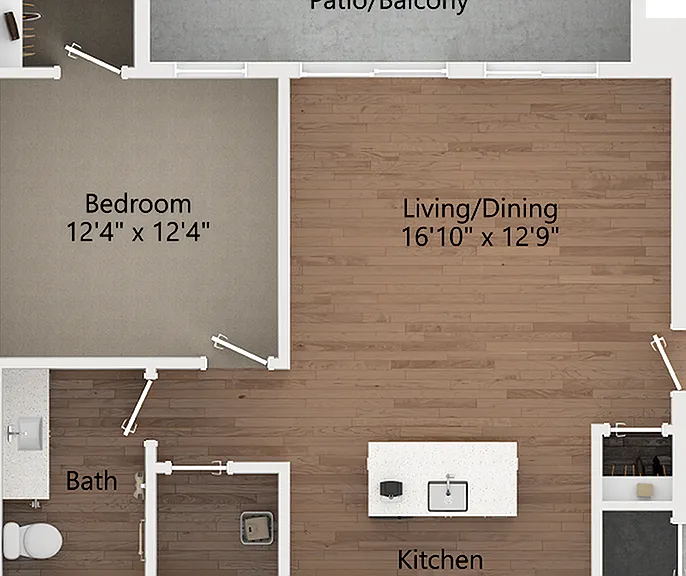 1 Bedroom | 1 Bath 1 Bedroom | 1 Bath