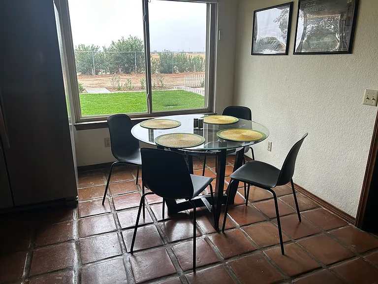 Breakfast nook.