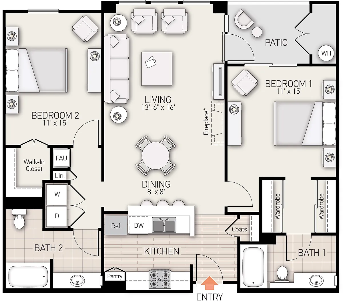 Floor plan Plan F