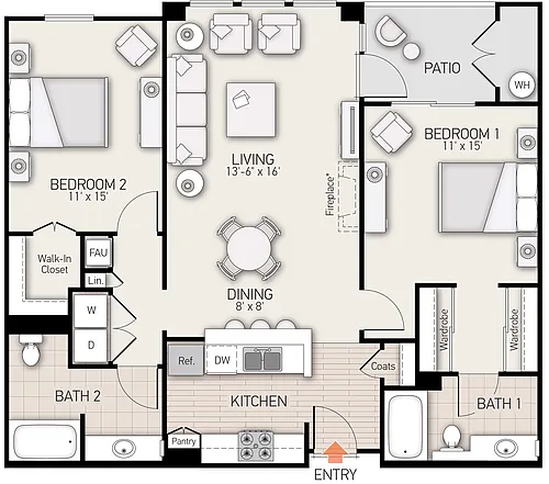 Floor plan Plan F