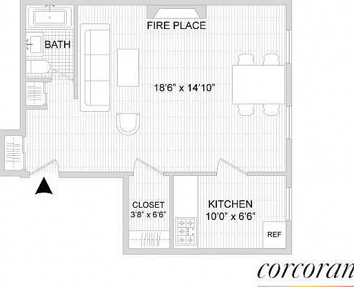 2nd image of 14 W 9th St APT 6F