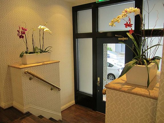 Remodeled entrance