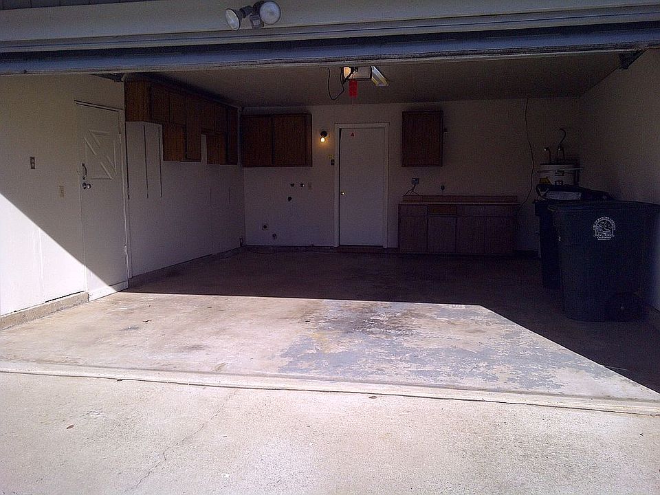 Garage view from driveway
