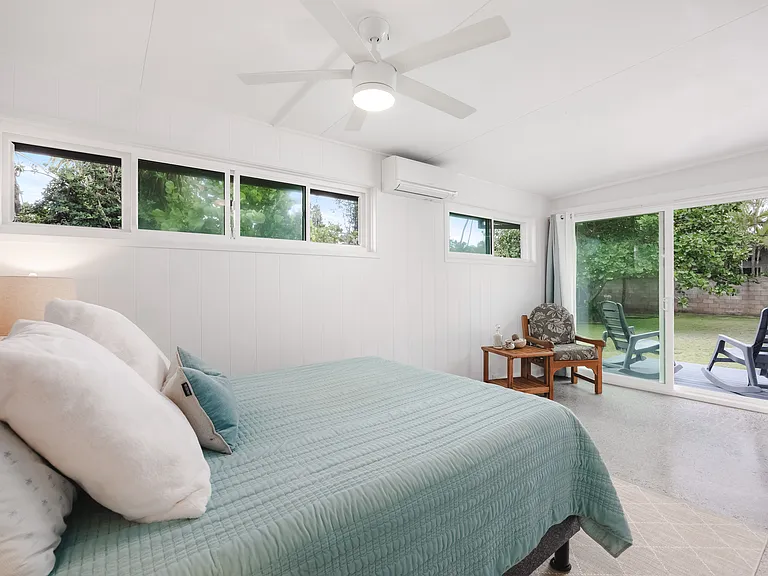 Second bedroom with private deck