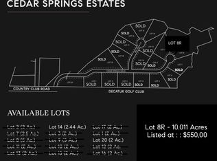LOT 8R Cedar Springs Dr, Decatur, TX 76234