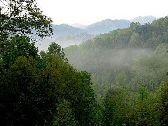 View of mountains from property