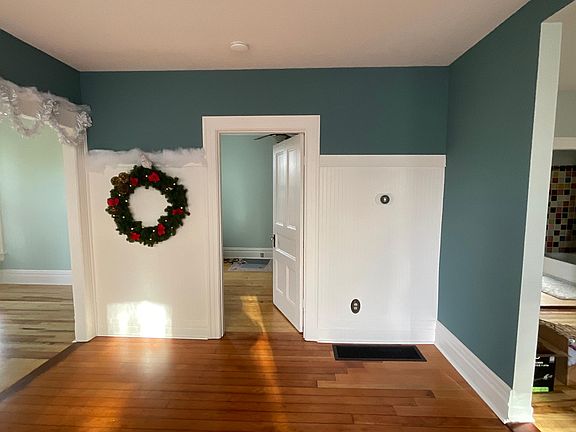 Entry view into the downstairs bedroom/office/studio