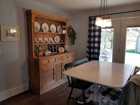 dining area new French door