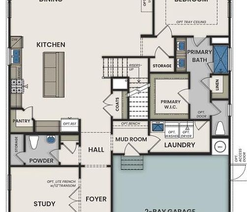 The Ashport First Floor Plan