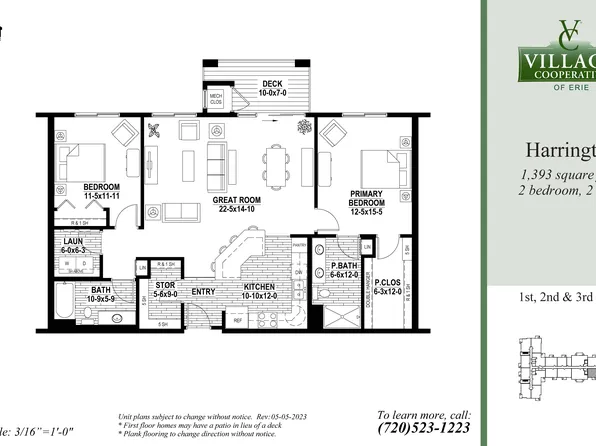 Harrington Plan, Village Cooperative of Erie (Active Adults 62+)