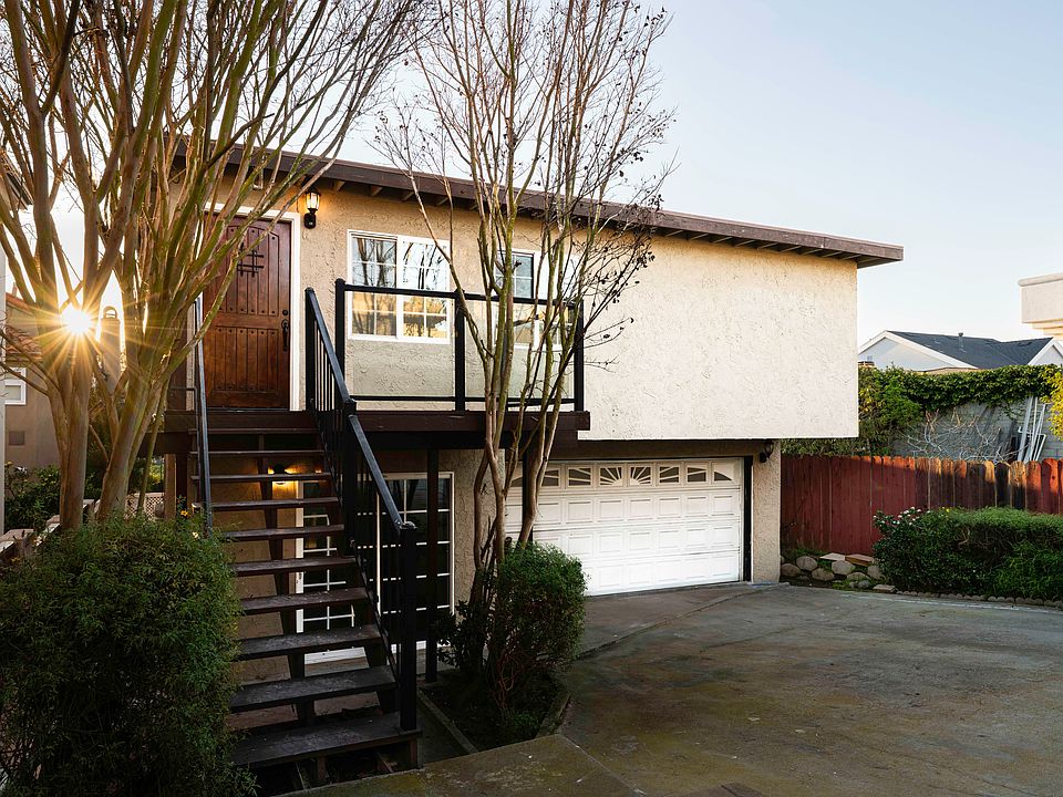 Front View of Back House with Double Garage