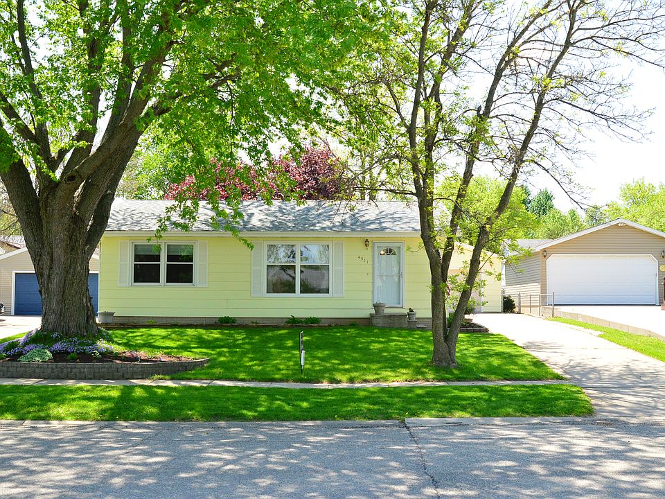 Front yard with landscaping