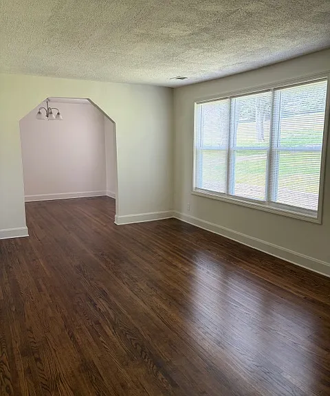 Living room looking into dining room