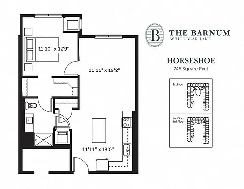 Floor plan Horseshoe