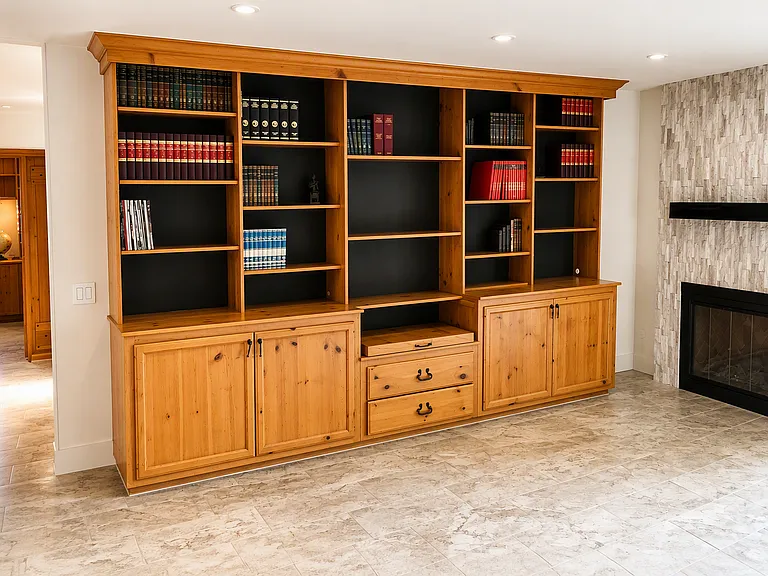 Living Bookshelf with Optional Classic Reference Books