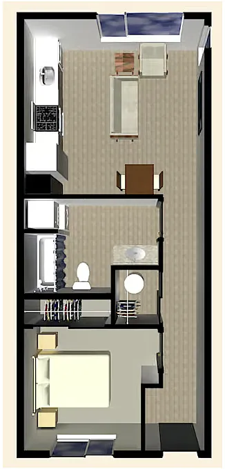 Floor plan Albion