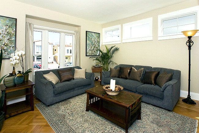 Open & Bright Living Room