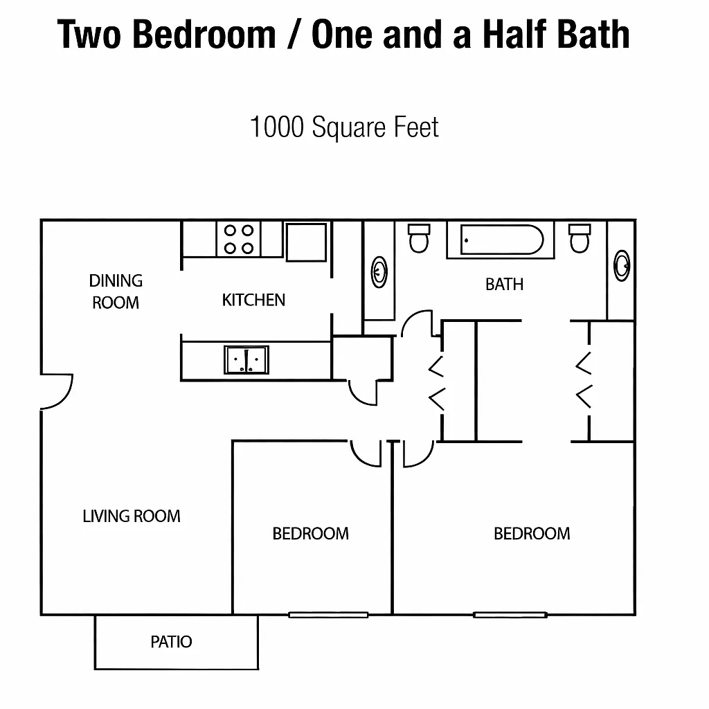 Floor plan 2BR