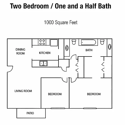 Floor plan 2BR