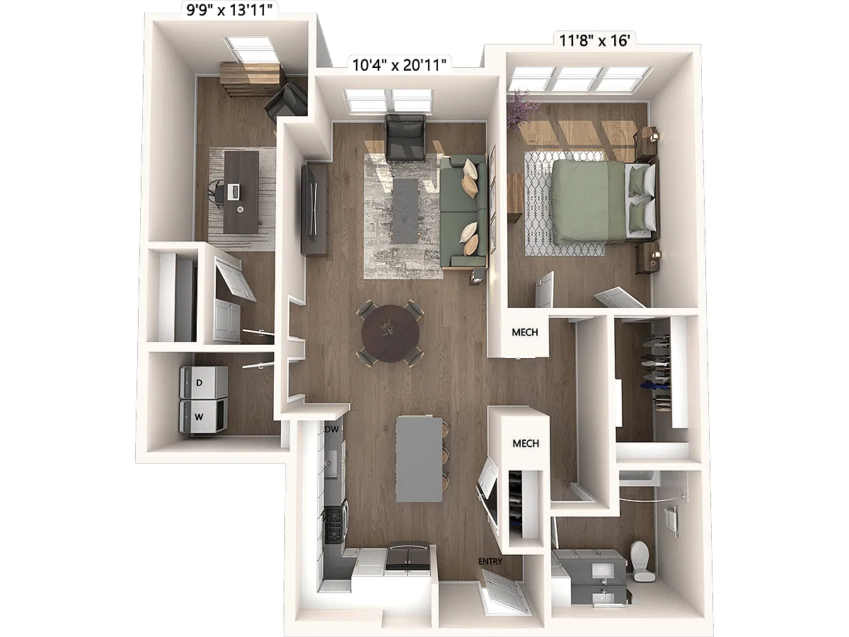 Floor plan A20-Dc-Upgrade
