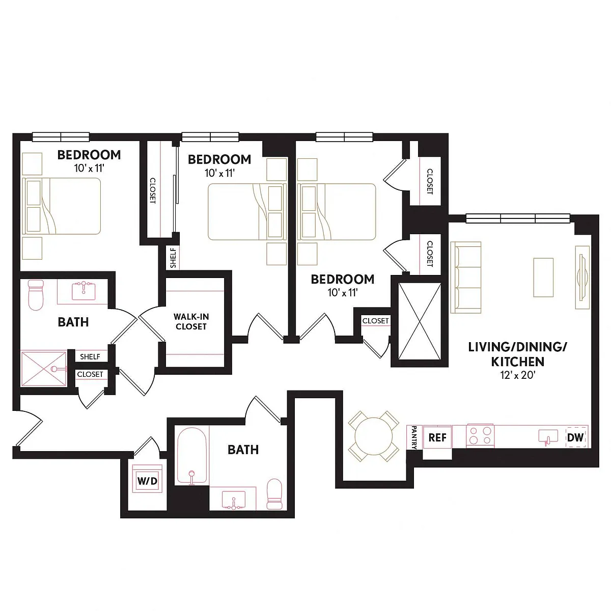 Floor plan C1