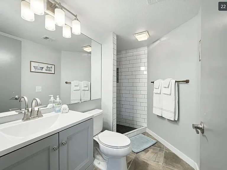 Hall or Guest Bathroom with Shower