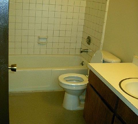 upstairs bathroom. shower has been retiled much nicer now 