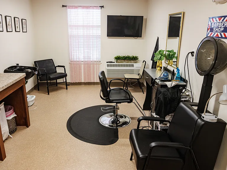 Enjoy the convenience of an on-site beauty salon designed to meet residents' styling and grooming needs
