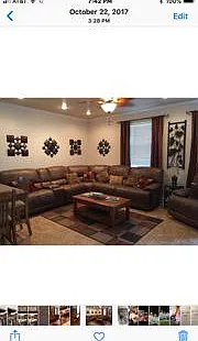 Den sofa (w/2 recliners).