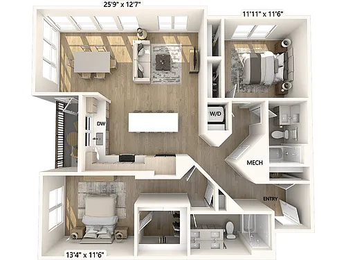 Floor plan B6 - Design Collection II