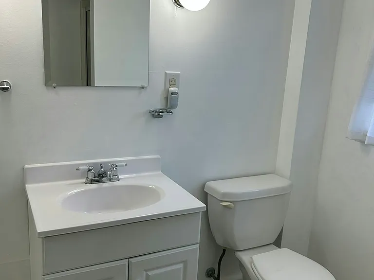 Vanity, Sink & Toilet
