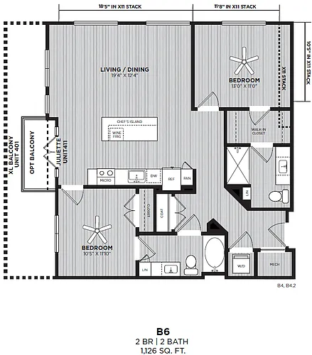 Floor plan B6