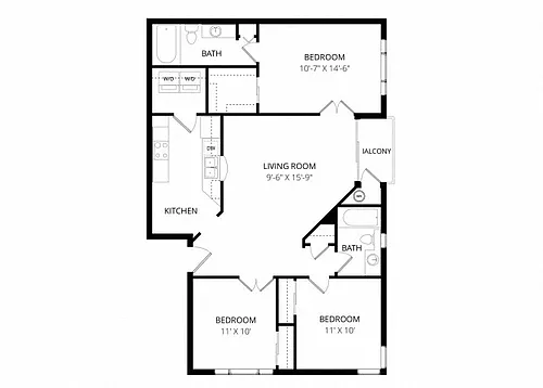 Floor plan Serenity C1