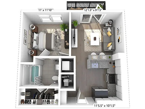 Floor plan A1