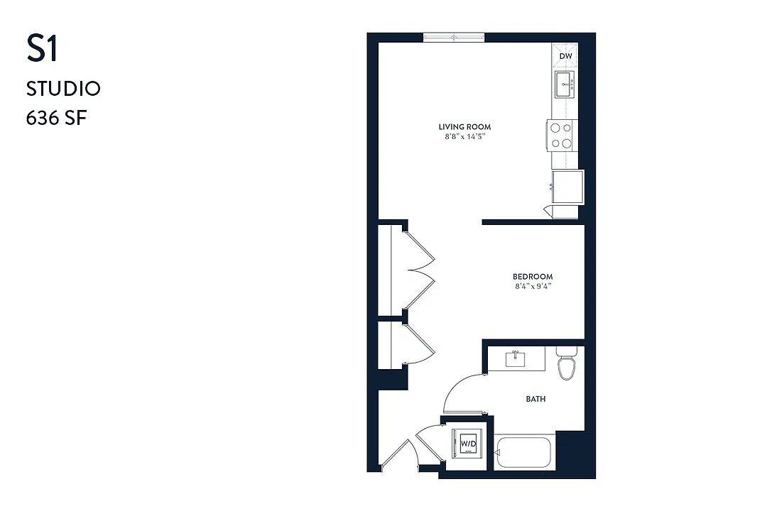 Floor plan Studio S1