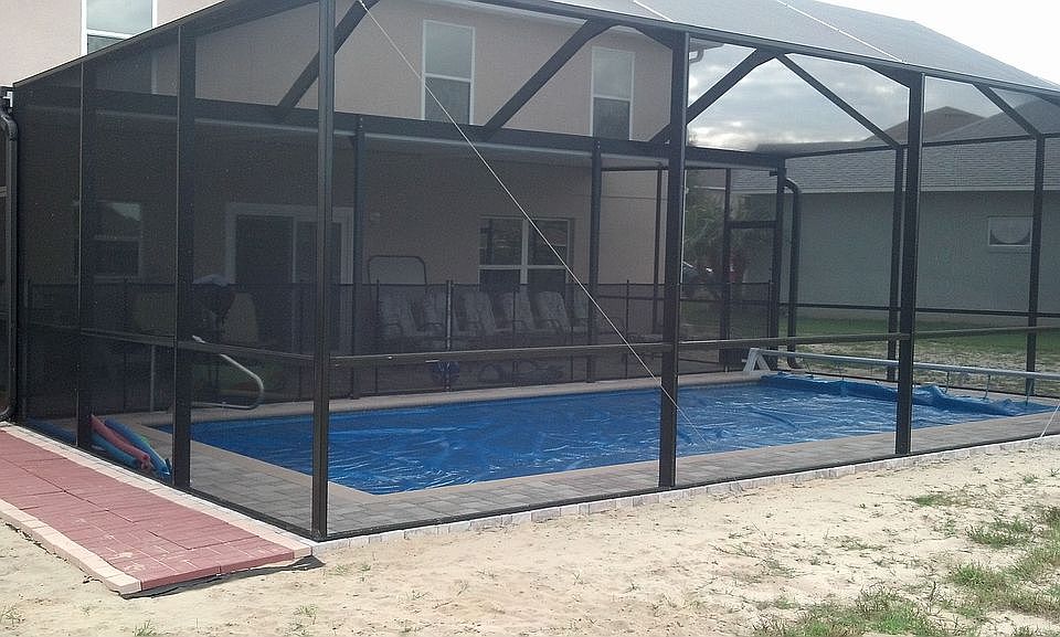 Back while pool is still under construction