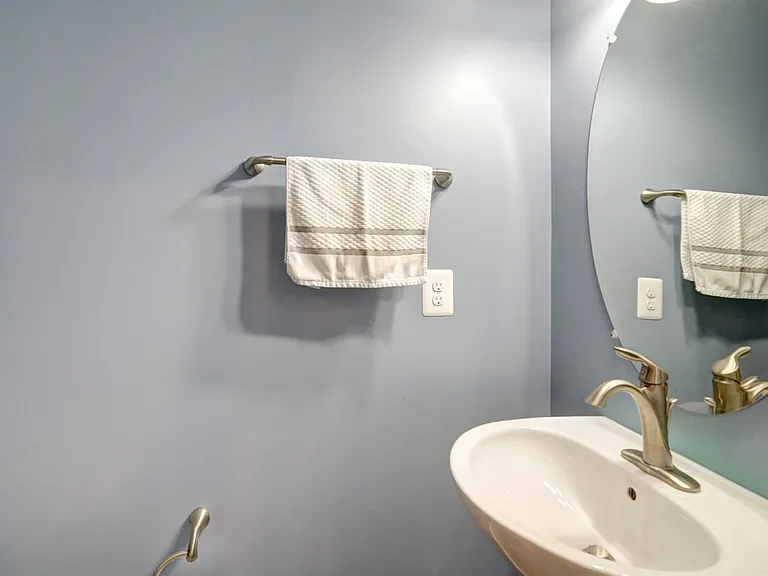 1/2 Bath on 1st Floor