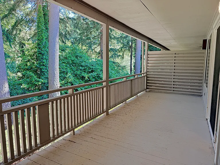 Large patio, perfect for relaxing or working from home.