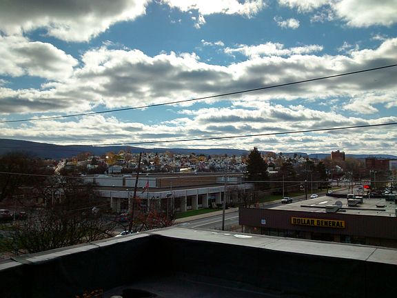 view of post office, store